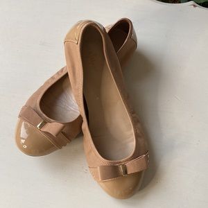 Cole Haan Nike Air Slip On Leather Ballet Flats Size 8B